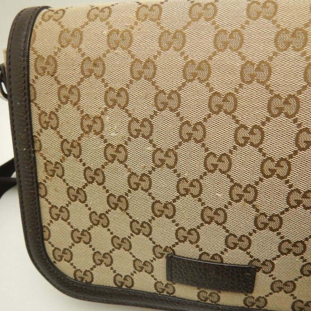 GUCCI Cream Leather Shoulder Bag - Picture 7 of 16